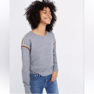 Miles by Madewell embroidered crop sweatshirt. XXS